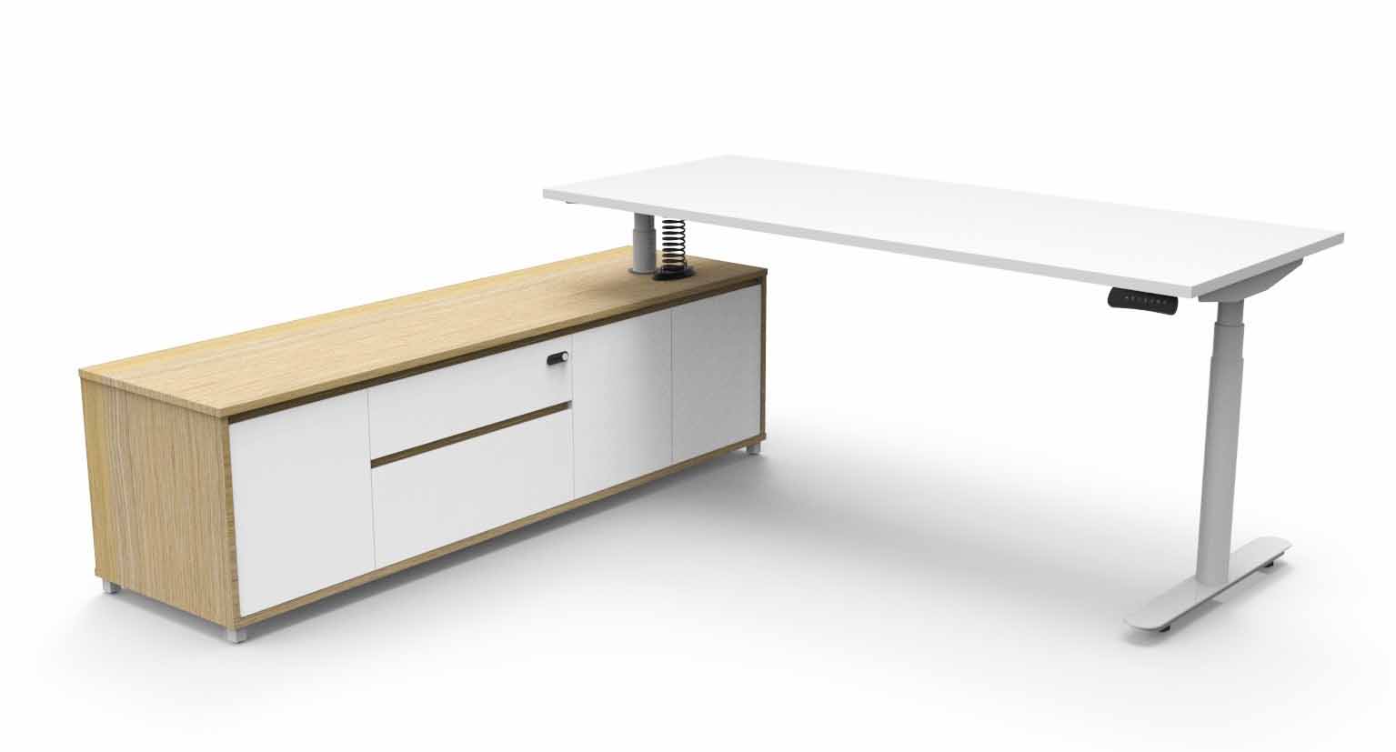 Halo+ Height Adjustable Executive Desk